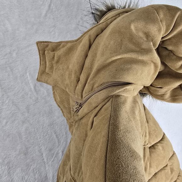 Vintage Makaveli Branded Tupac RARE Beige Puffer Jacket 14/16 Fits Sz Small Y2K - Picture 16 of 16